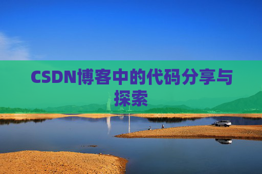 CSDN博客中的代码分享与探索